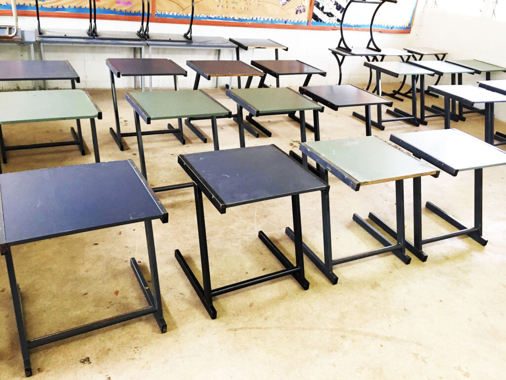New Desks for Room 3